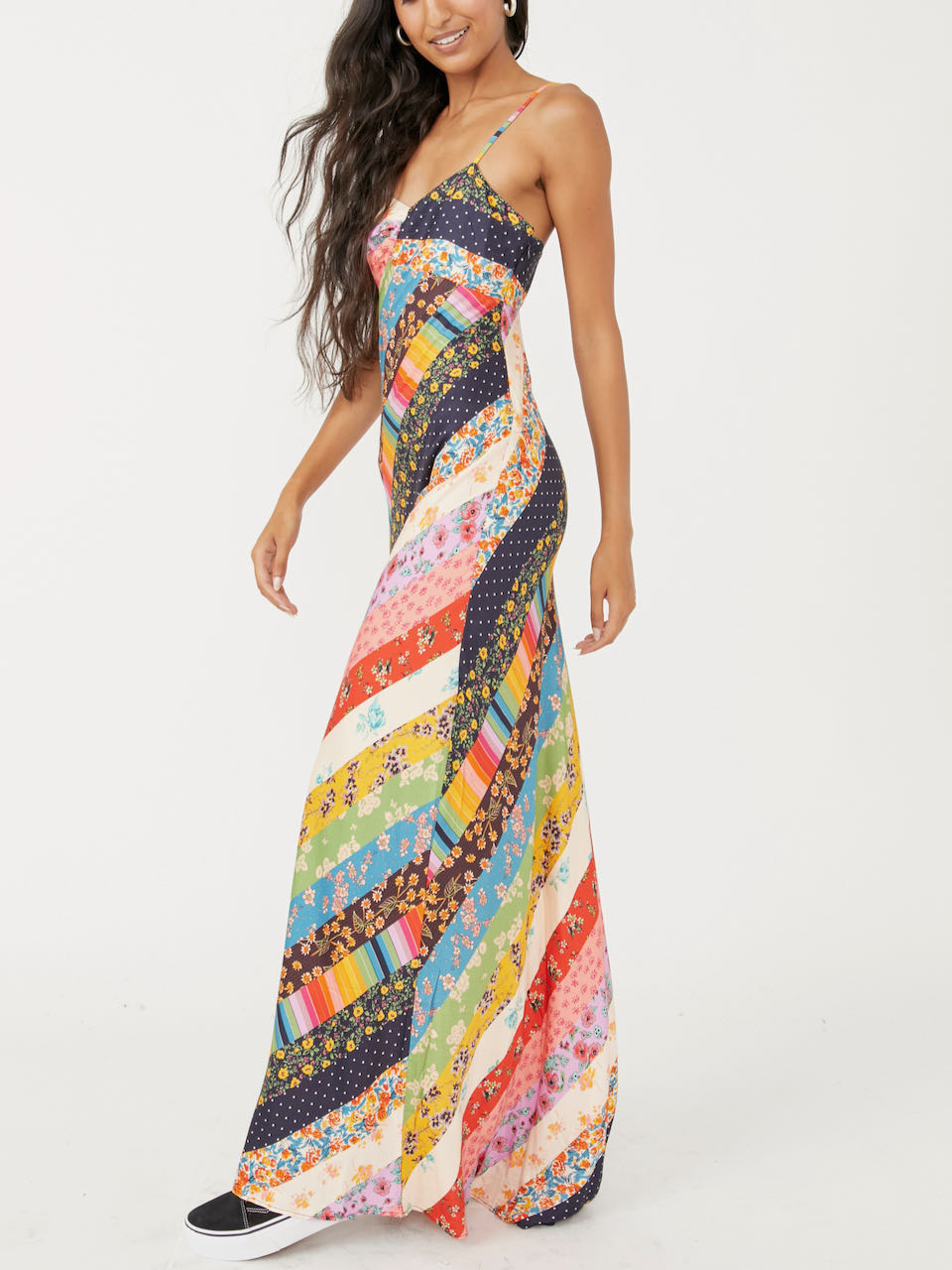Free People FIONA MAXI DRESS Confetti Combo
