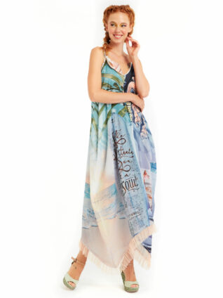 IPNG V-Neck Dress "Vitamin Sea"