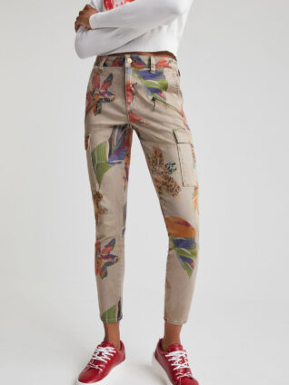 Desigual Camoflower Cargo Pants "Tropi"