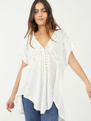 Free People "Way Out There Tunic" (Ivory)