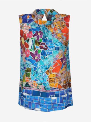 Dolcezza Top "Floral Landscape" (22634)