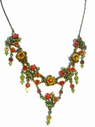 Michal Negrin Layered Floral Necklace 9188