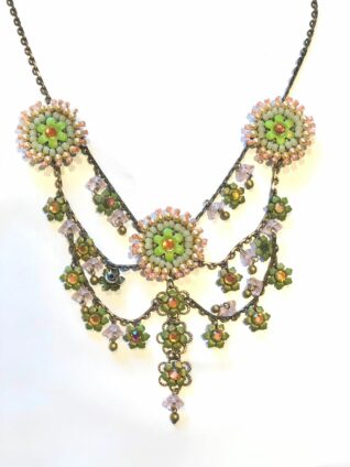 Michal Negrin Multi-Layer Floral Necklace 9733