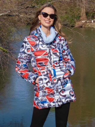 Dolcezza Puffer Coat "Lovely Lovers" (72831)