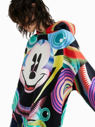 トップス Desigual Sweat-Shirt MickeyMouse 2023AW Sweater with maxi Mickey Mouse application brand DESIGUAL