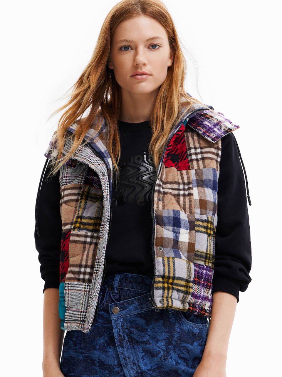 Desigual Patchwork Vest 