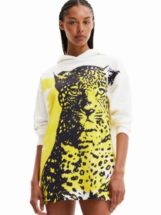 Desigual Sweatshirt Dress "Wild Tiger"