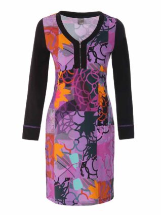 Dolcezza Dress "Digital Geometry Mauve" (72624)