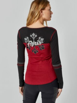 Alp N Rock "Corrin Canada Henley" (Deep Red)