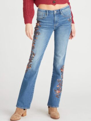 DRIFTWOOD Denim Jeans KELLY Whispering Vines Embroidery