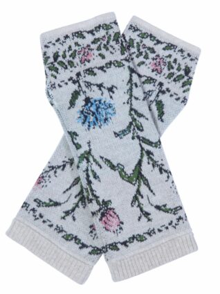 IVKO Wool Wrist Warmers Floral Pattern 222584 (2 colours)