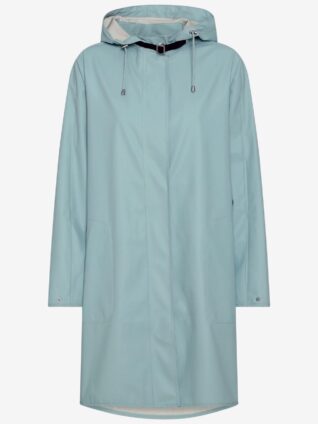 Ilse Jacobsen RAIN COAT RAIN71 Light Green Blue A-Line