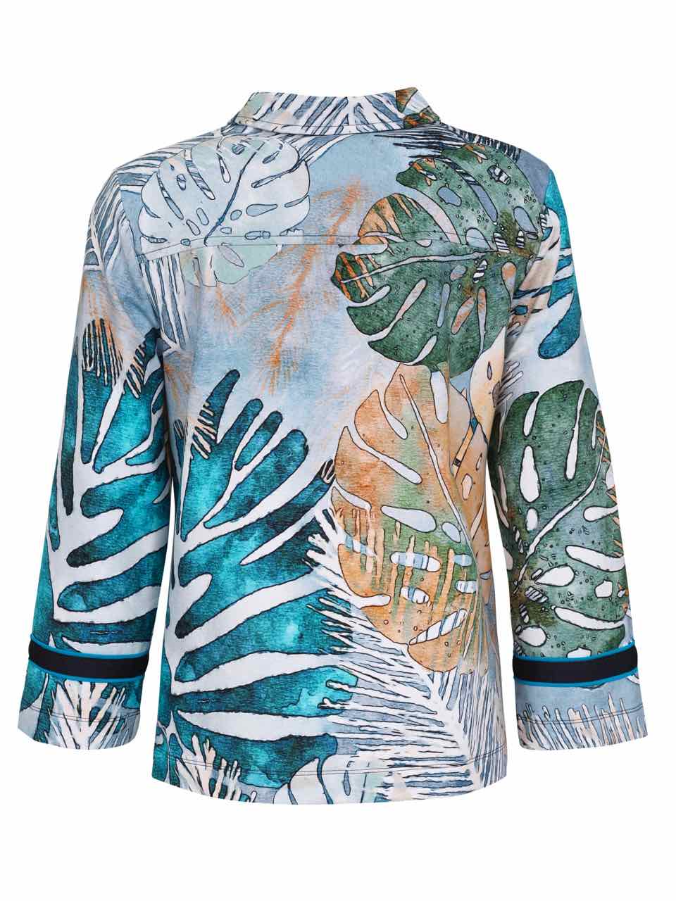 Simply Art by DOLCEZZA Knit Jacket Blazer Tropical Blue