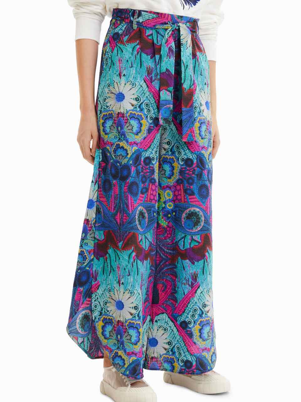 DESIGUAL by M. Christian LACROIX Palazzo Trousers Wide Leg