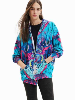 Desigual by C. Lacroix Zip Sweatshirt "Edimburgo-Lacroix"