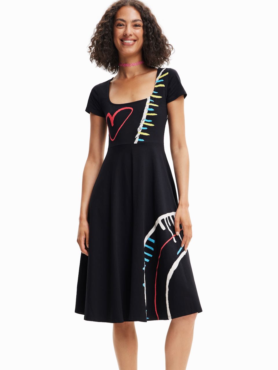 thumbnail image 2 of A-line Midi Dress 2 of 14