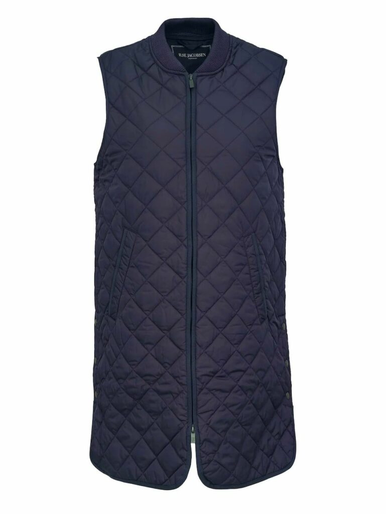 Ilse Jacobsen QUILT Jacket VEST ART25 Dark Indigo Navy