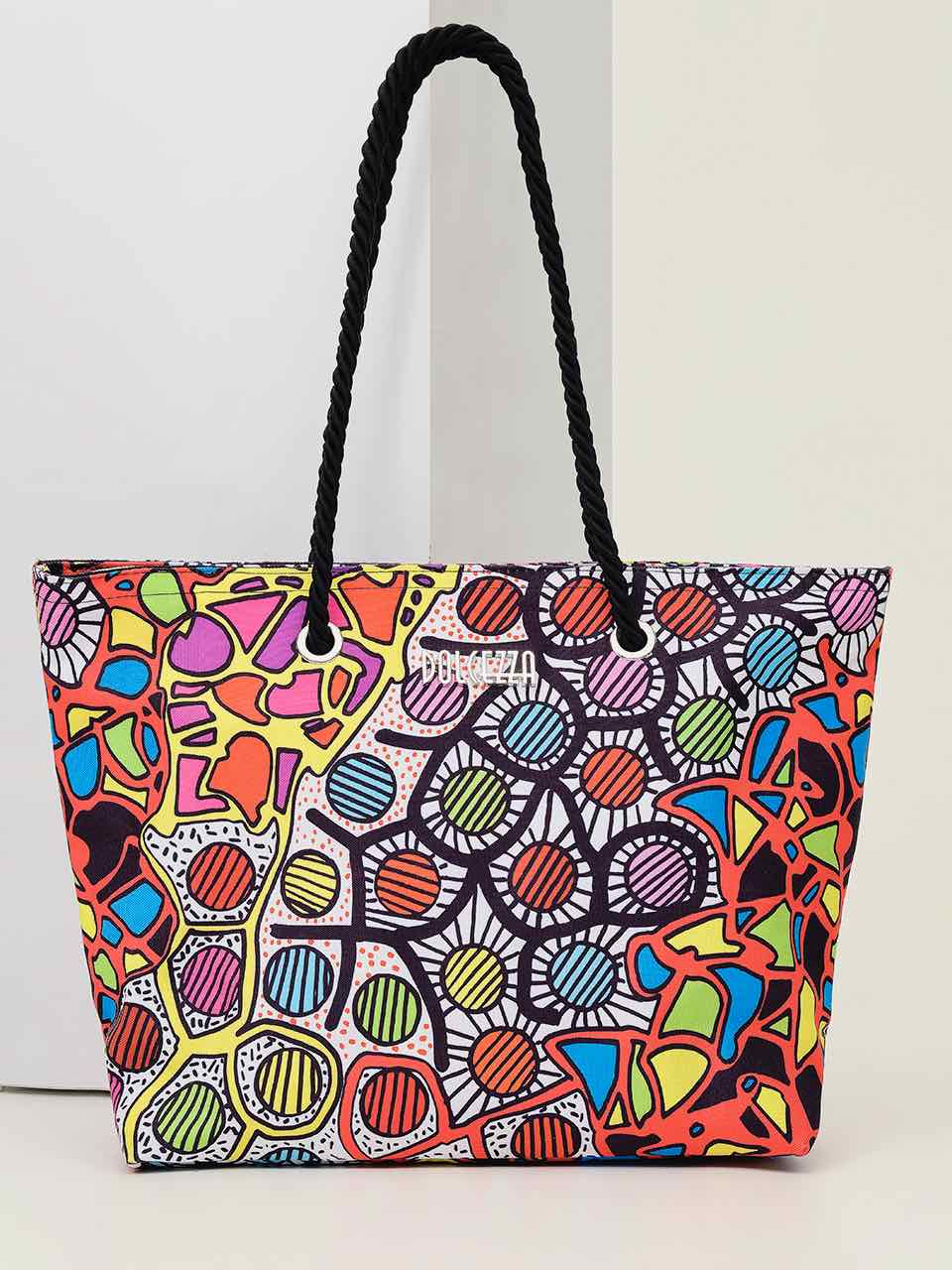 Simply Art DOLCEZZA Woven Tote Beach Bag Marco Stazzini