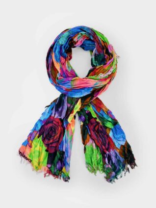 Desigual Floral Foulard "Metaflower Rectangle"