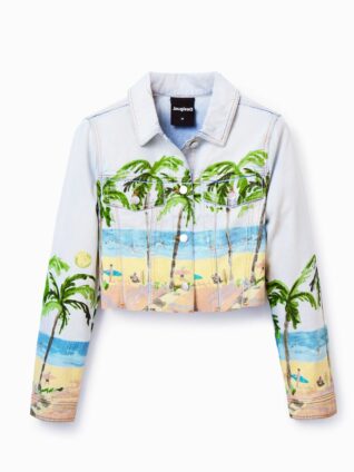 Desigual Tropical Denim Jacket "Invar"