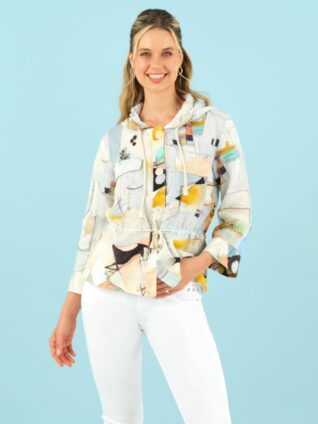 Dolcezza Linen Jacket "Untitled 9" (23663)