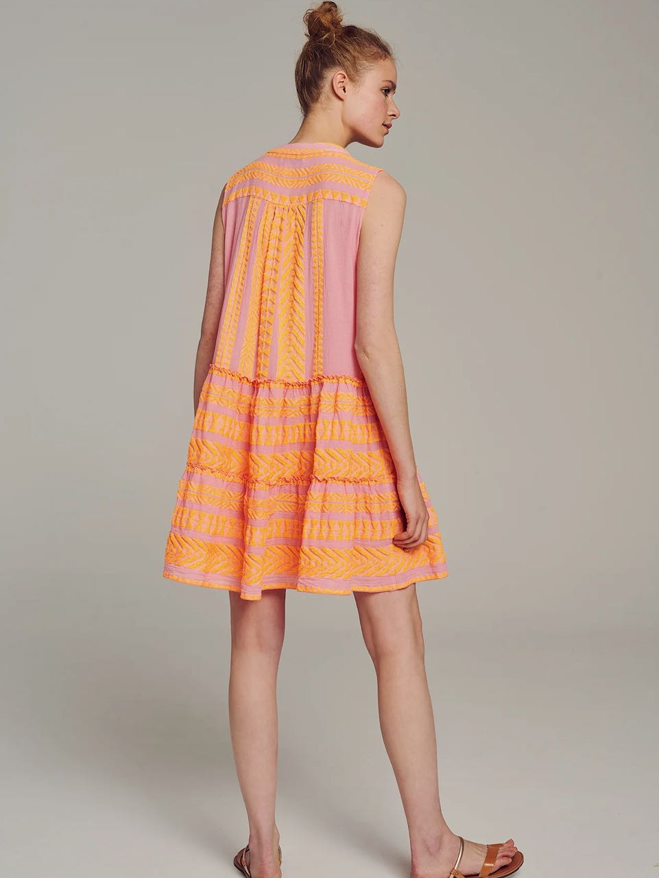 open lace back dress Ella Short Dress SS22 by Devotion Twins