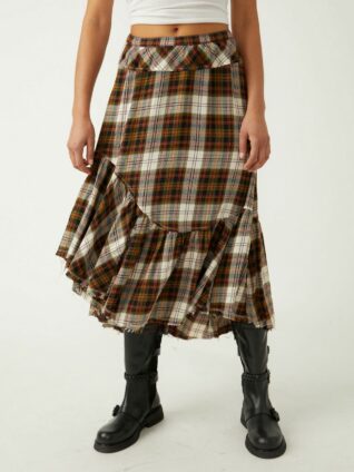 Free People Asymmetric Skirt "Marcelline Maxi"