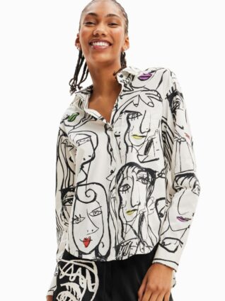 Desigual Arty Faces Shirt "Verona" (23WWCW09)