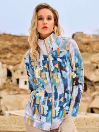 Dolcezza Zip Jacket "Abstract" (73626)