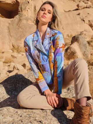 Dolcezza Zip Blazer-Jacket "Sovrapposizione di Civilta" (73695)