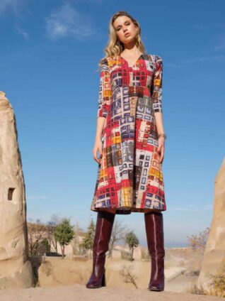 Dolcezza Midi Dress "Manhatan" (73707)