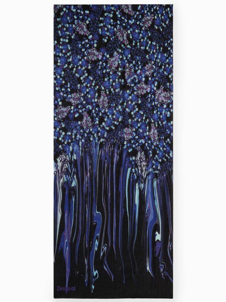 Foulard Desigual Midnight - Navy, Neuf Avec étiquettes, Pour Femme