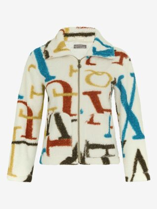 Dolcezza Sherpa Short Jacket "Alphabet" (73881)