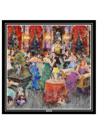 Dolcezza Silk Scarf "Dance Party" (73922)