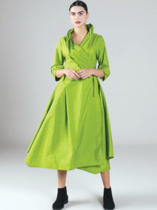 Igor Dobranic Wrap Midi Dress "Michigan"