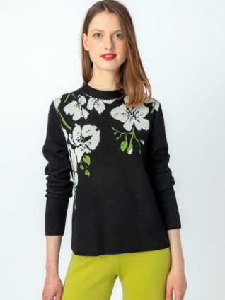 IVKO Jacquard Pullover Orchid Motive 232634 (2 colours)
