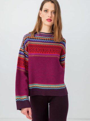 IVKO Jacquard Pullover Structure Pattern 232730