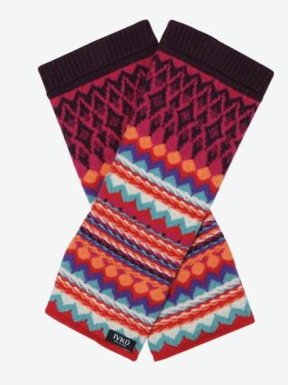 IVKO Wrist Warmers Geometric Pattern 232782