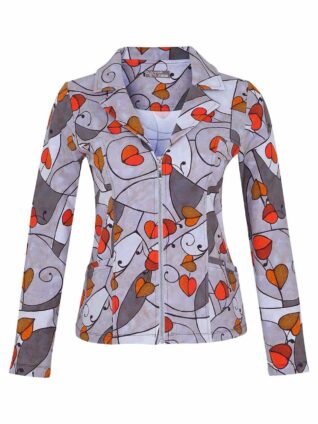 Dolcezza Zip Blazer "Albero Della Vita" (73676)