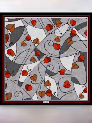 Dolcezza Silk Scarf "Albero Della Vita" (73921)