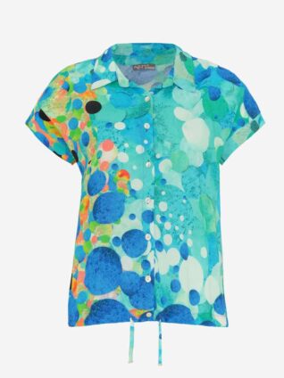 Dolcezza Blouse "Big Angel Fish Mosaic" (24621)