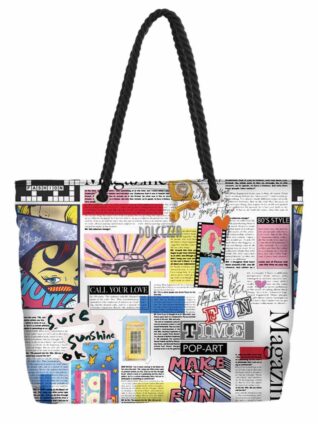 Dolcezza Bag "Newspaper Print" (24956)