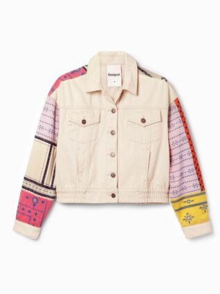 【ALANUi】MIX patchwork denim jacket Patchwork Denim Jacket Washed Indigo – Capsule