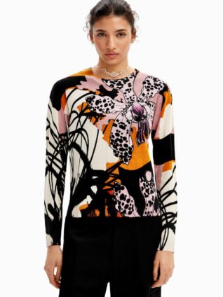Desigual by C. Lacroix Orchid Pullover "Orquidea Lacroix"
