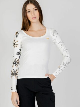 Desigual Ribbed Floral T-Shirt "Margarit" (2 colours)