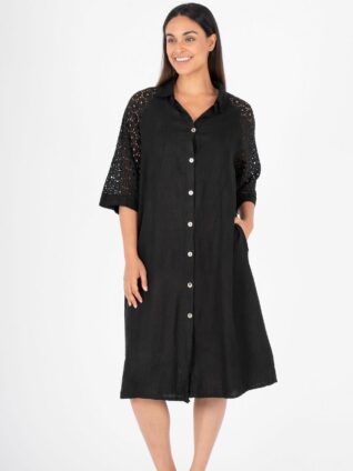 M Made in Italy Linen Dress 19/K1136U