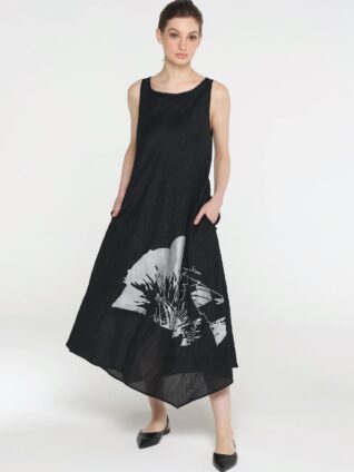 Igor Dobranic Asymmetric A-Line Dress "Kai"