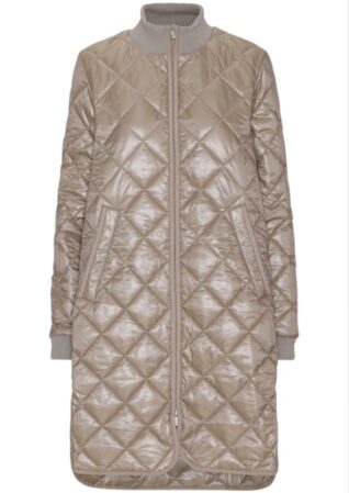 Ilse Jacobsen QUILTED COAT PEARL02 (Taupe)