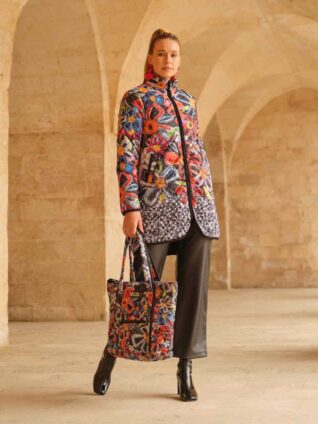 Dolcezza Long Quilt Jacket "Pour Toi Minnie de Mickey" (74832)