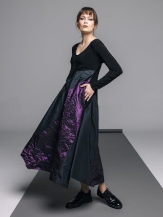 Igor Dobranic Dress "Palermo" (Black/Plum)